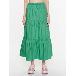 Tommy Jeans dámská zelená sukně - S (LY3)